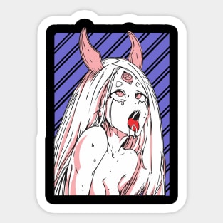 Kaguya Ōtsutsuki Naruto Hentai Ahegao Face Sticker